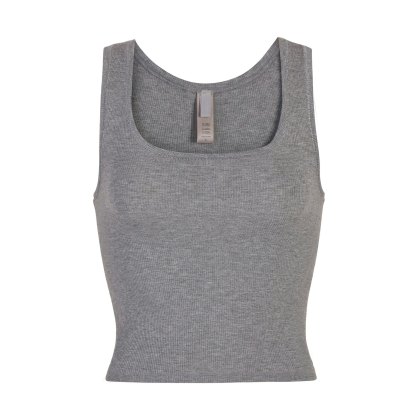 SOFT LOUNGE TANK - HEATHER GREY - image 15