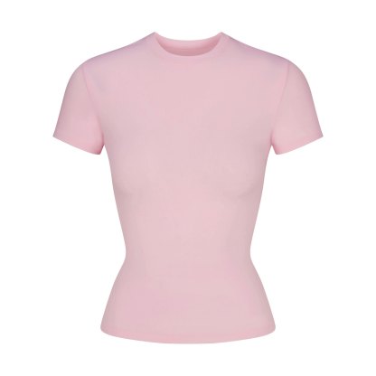 COTTON JERSEY T-SHIRT - CHERRY BLOSSOM - image 18