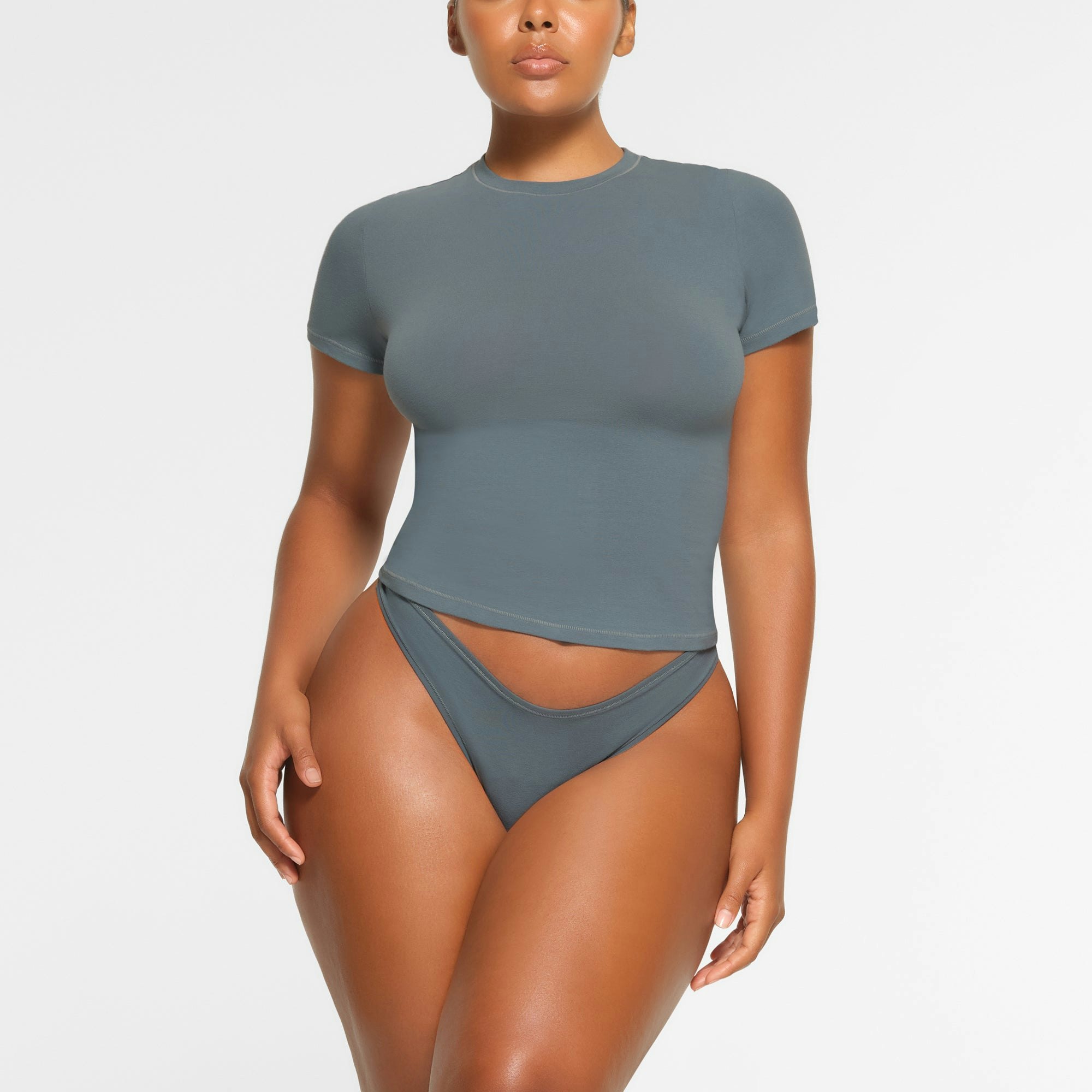 COTTON JERSEY T-SHIRT - KYANITE - image 52