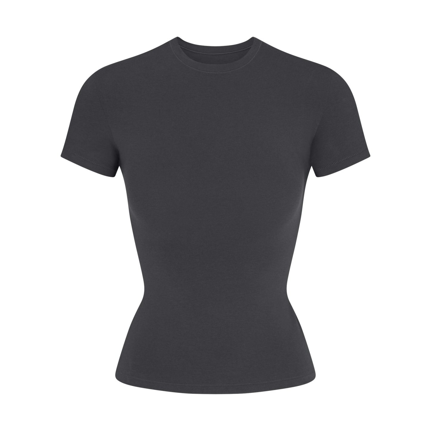 COTTON JERSEY T-SHIRT - SOOT - image 7