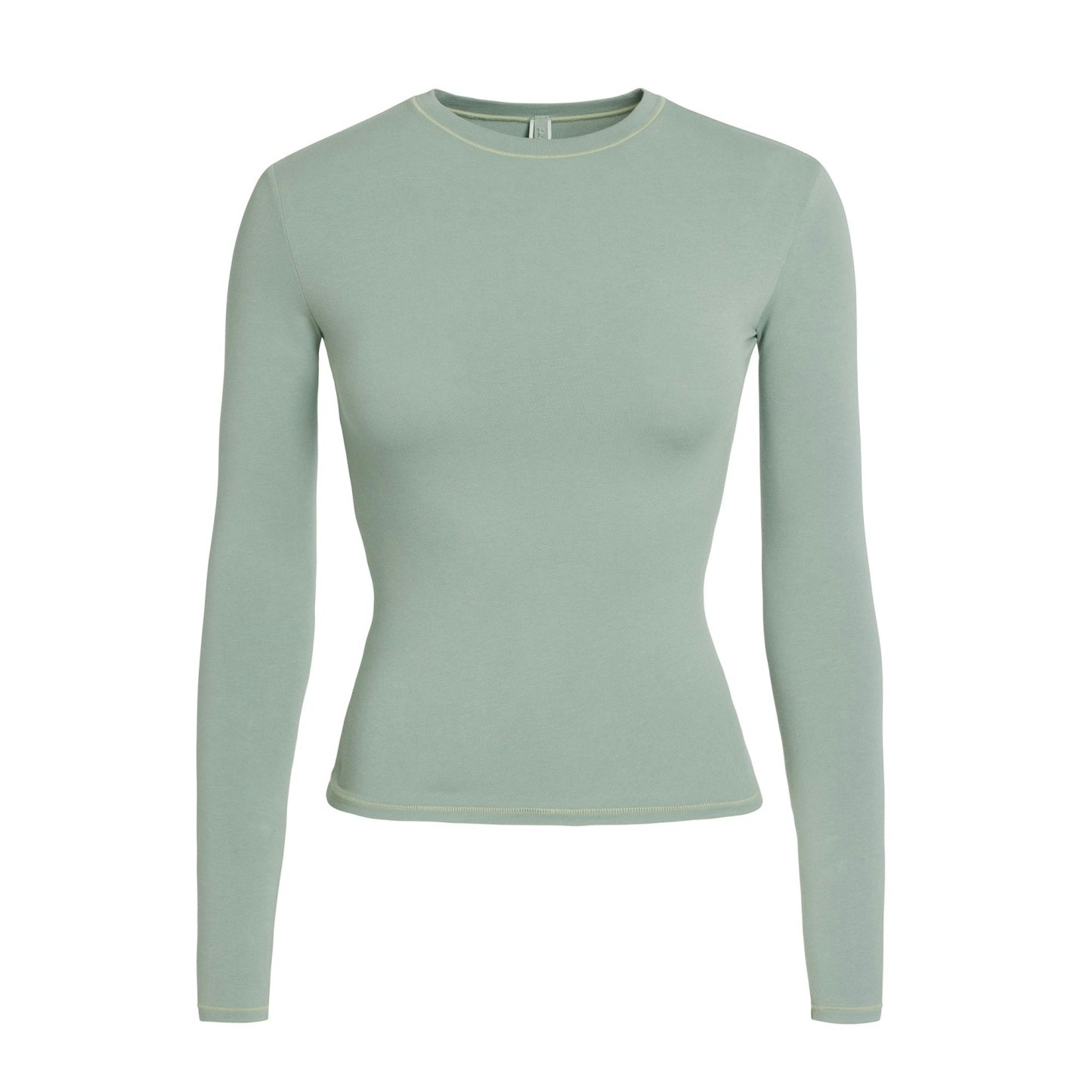 COTTON JERSEY LONG SLEEVE T-SHIRT - MINERAL - image 36