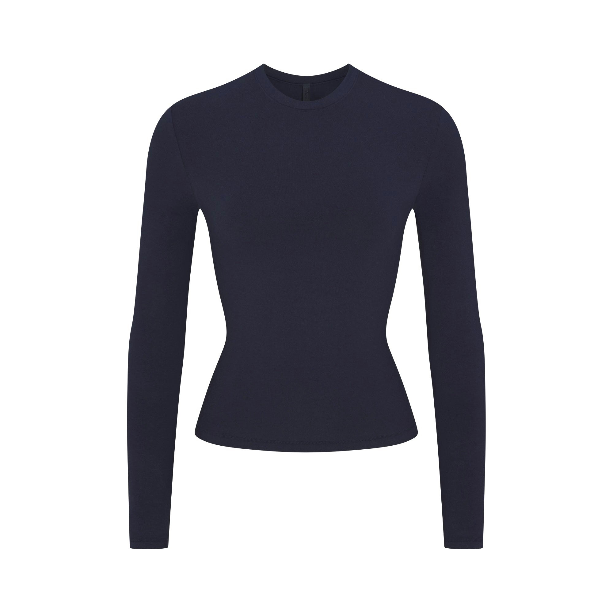 COTTON JERSEY LONG SLEEVE T-SHIRT - NAVY - image 17