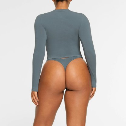 COTTON JERSEY LONG SLEEVE T-SHIRT - KYANITE - image 39