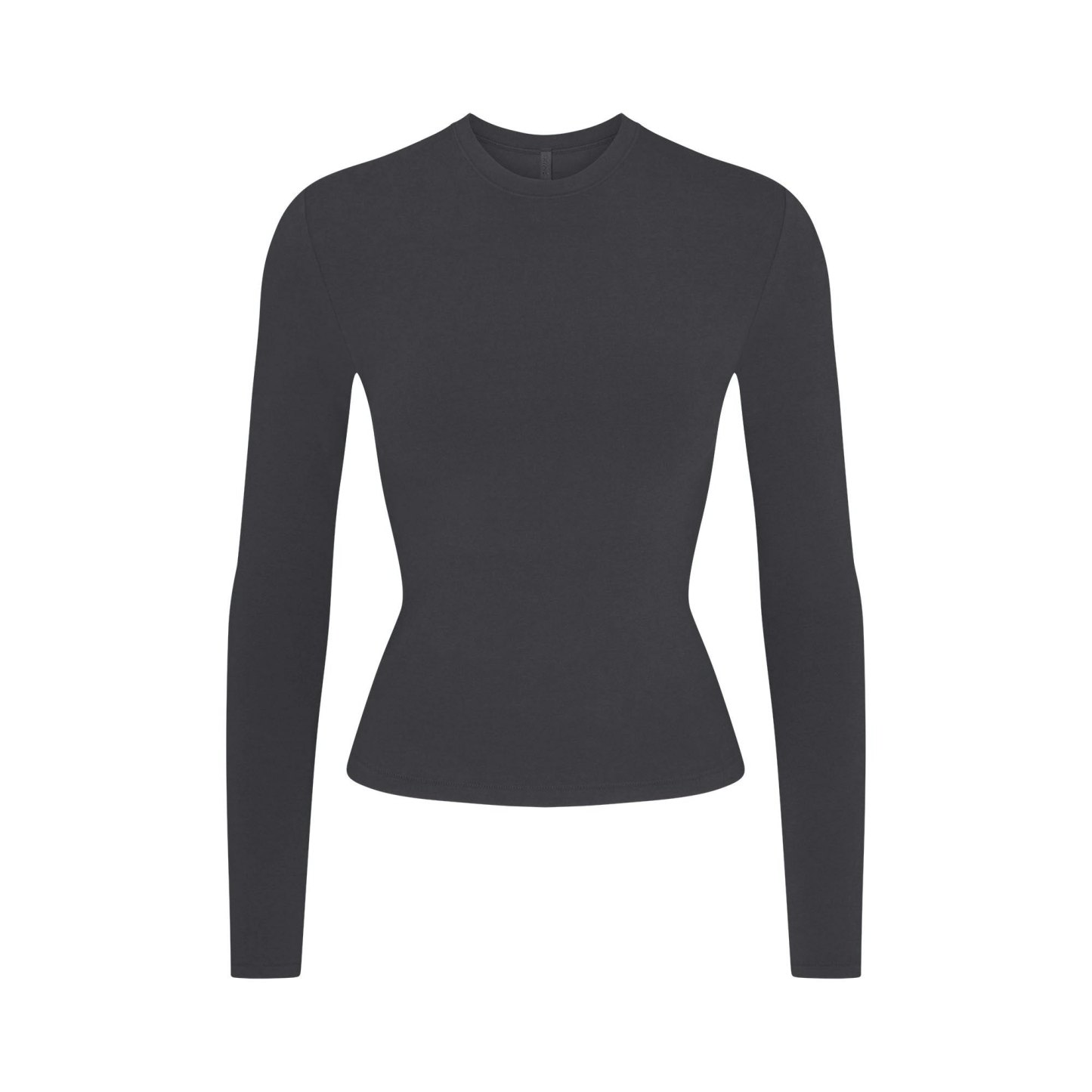COTTON JERSEY LONG SLEEVE T-SHIRT - SOOT - image 7