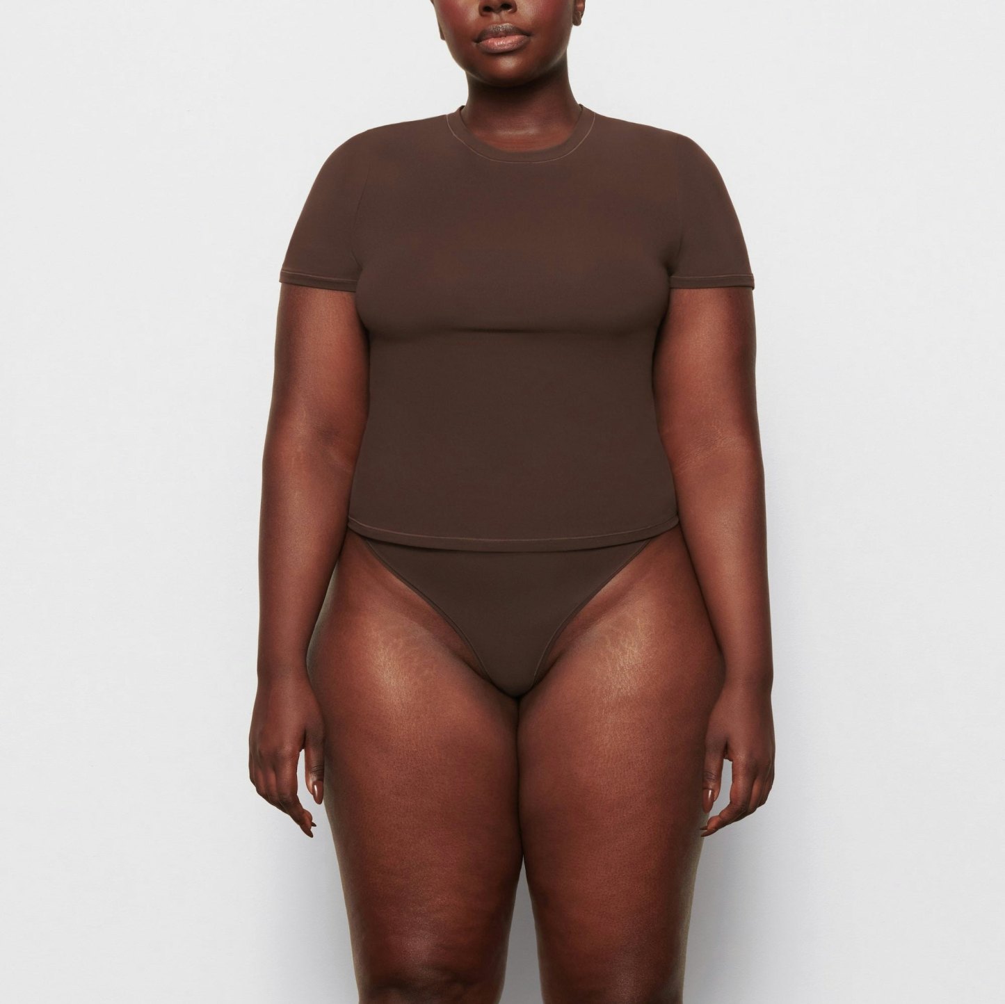 FITS EVERYBODY T-SHIRT - COCOA - image 12