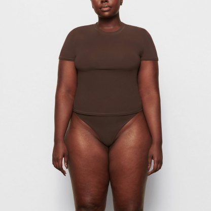 FITS EVERYBODY T-SHIRT - COCOA - image 12