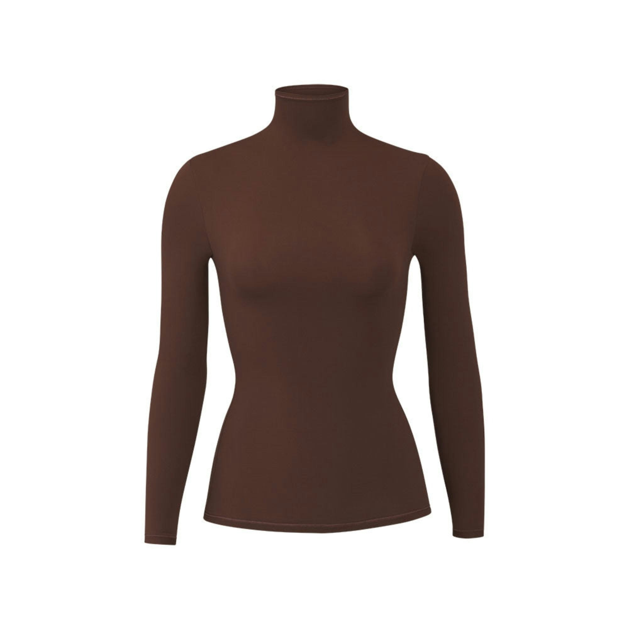 FITS EVERYBODY TURTLENECK TOP - COCOA - image 10