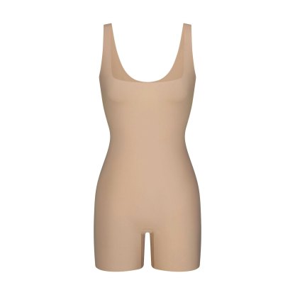 COOL SHAPEWEAR MID THIGH BODYSUIT - CLAY