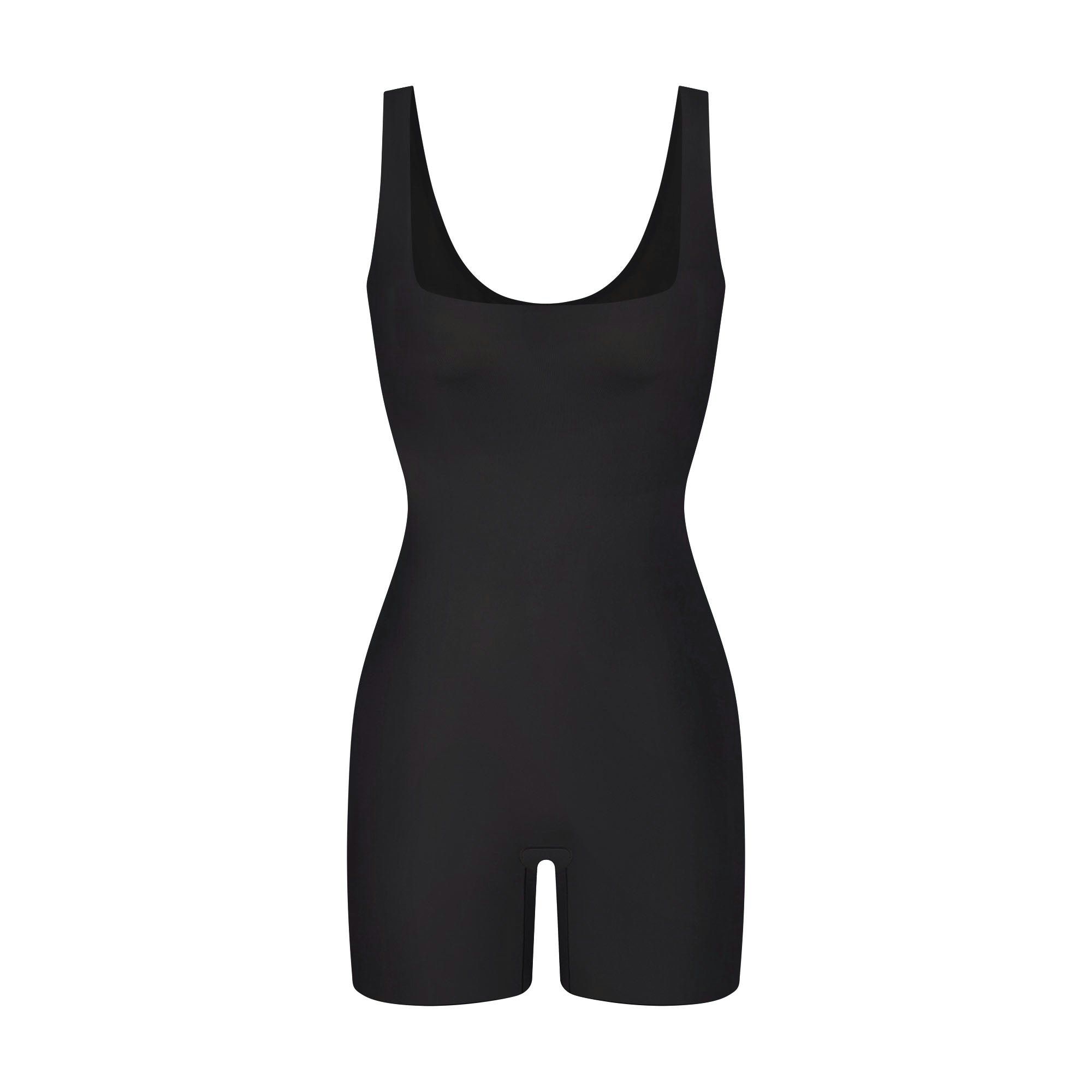 COOL SHAPEWEAR MID THIGH BODYSUIT - ONYX