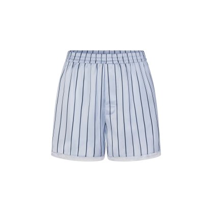 WOVEN SHINE LACE BOXER - PERIWINKLE WIDE STRIPE - image 13