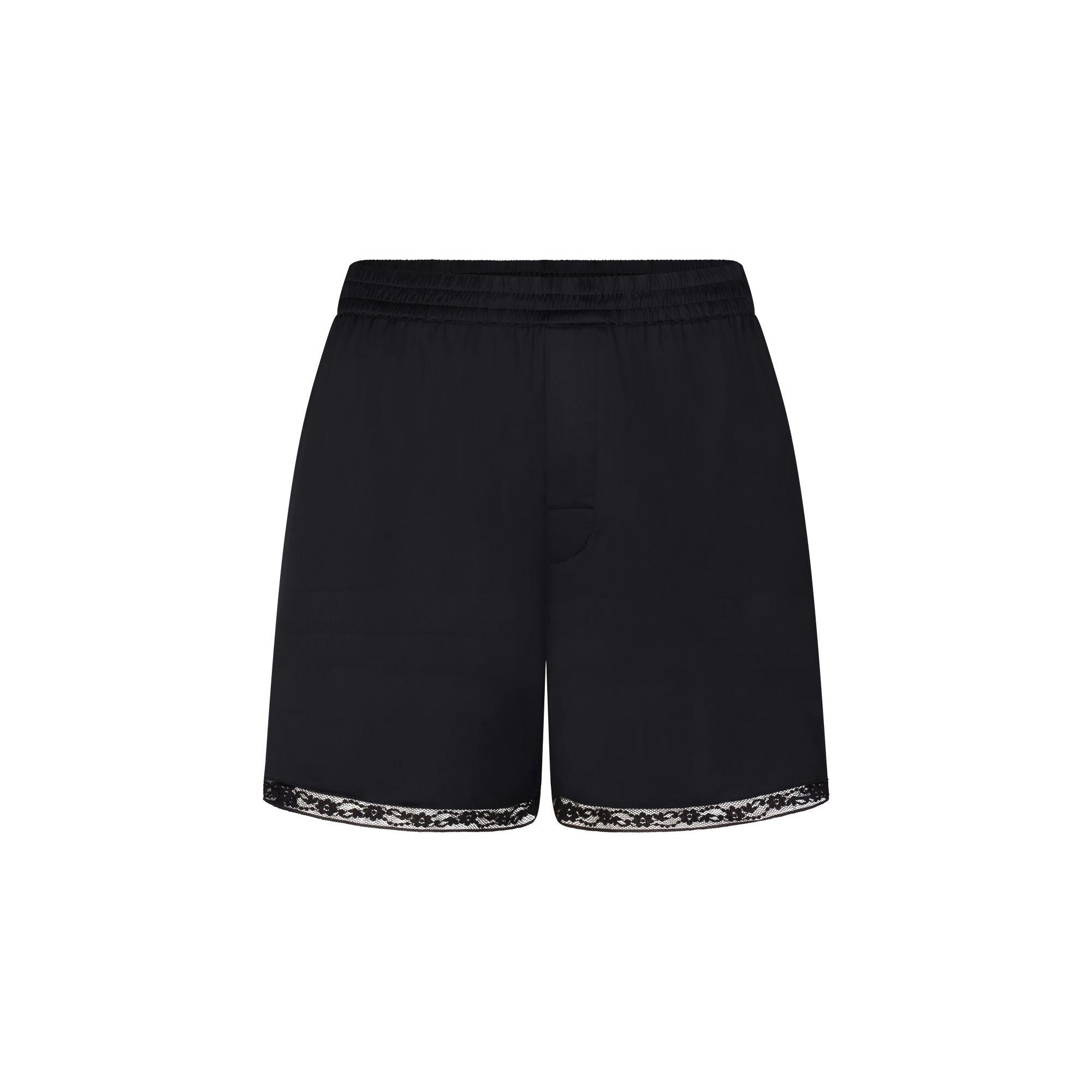 WOVEN SHINE LACE BOXER - ONYX - image 9