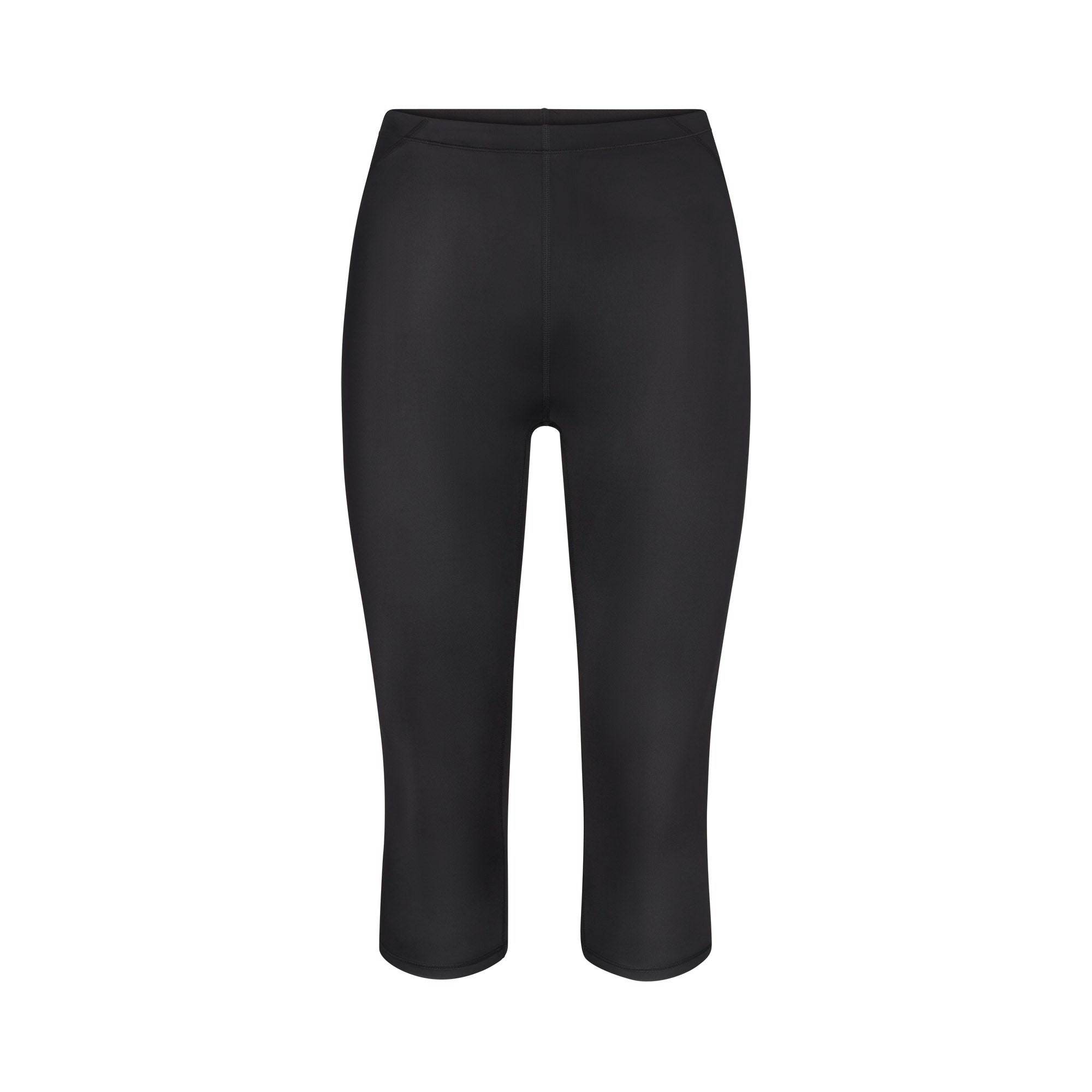 NikeSKIMS SHINE DRAWCORD CROP 17" LEGGING - OBSIDIAN - image 20