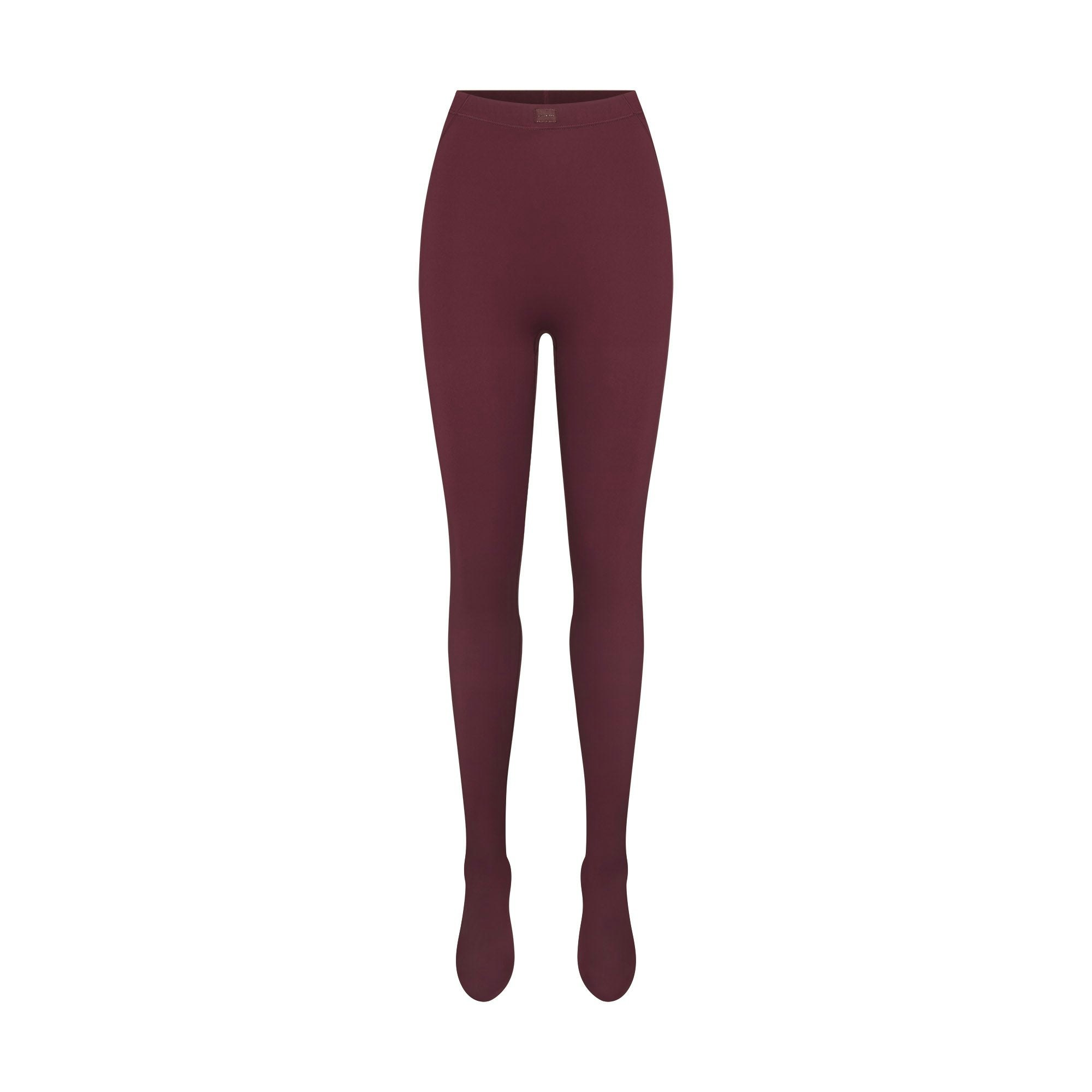 NikeSKIMS MATTE FOOTSIE GRIP LEGGING - CURRANT - image 36