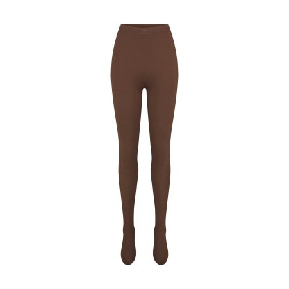 NikeSKIMS MATTE FOOTSIE GRIP LEGGING - DARK SEPIA - image 20