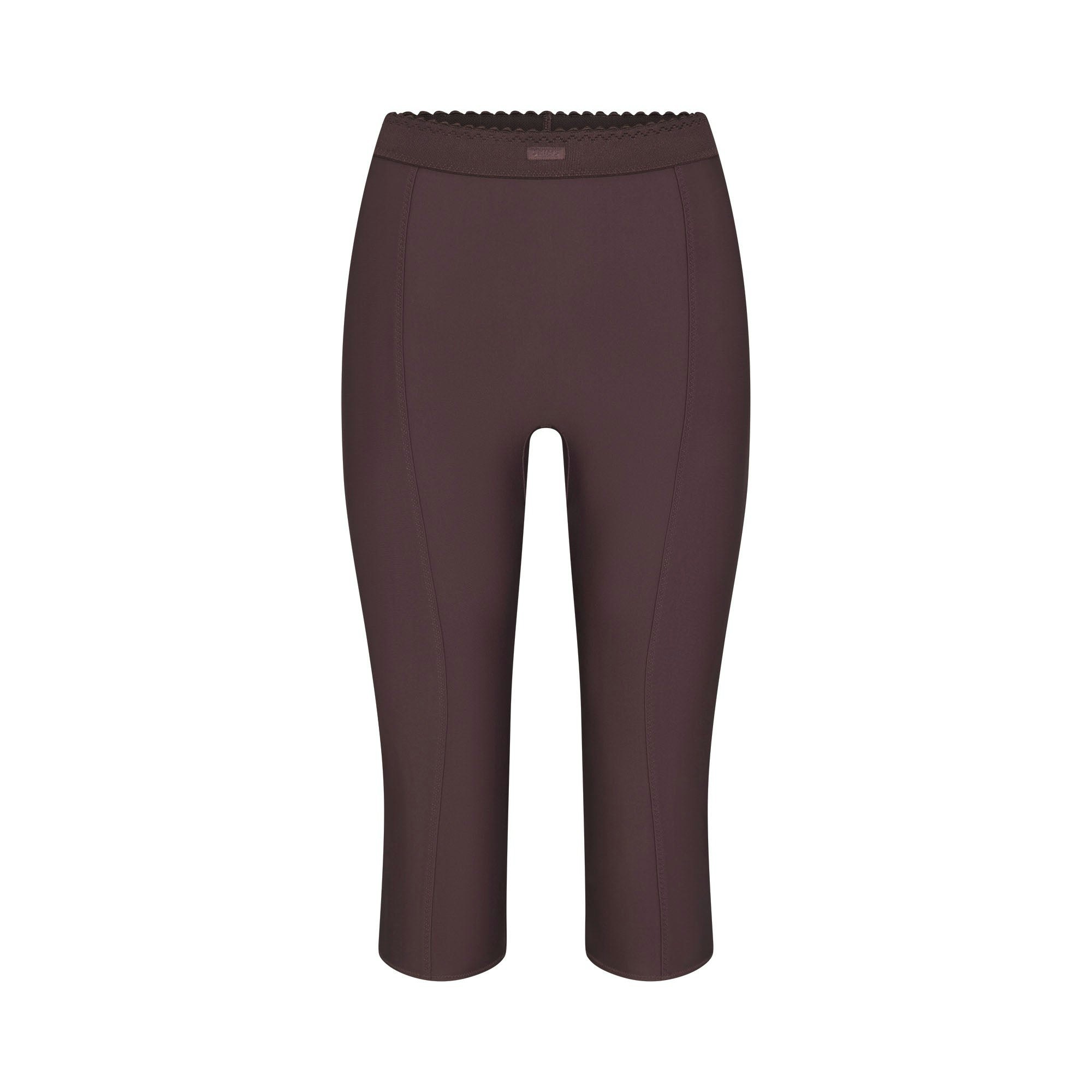 SKIMS BODY HIGH-WAISTED CAPRI - RAISIN - image 12