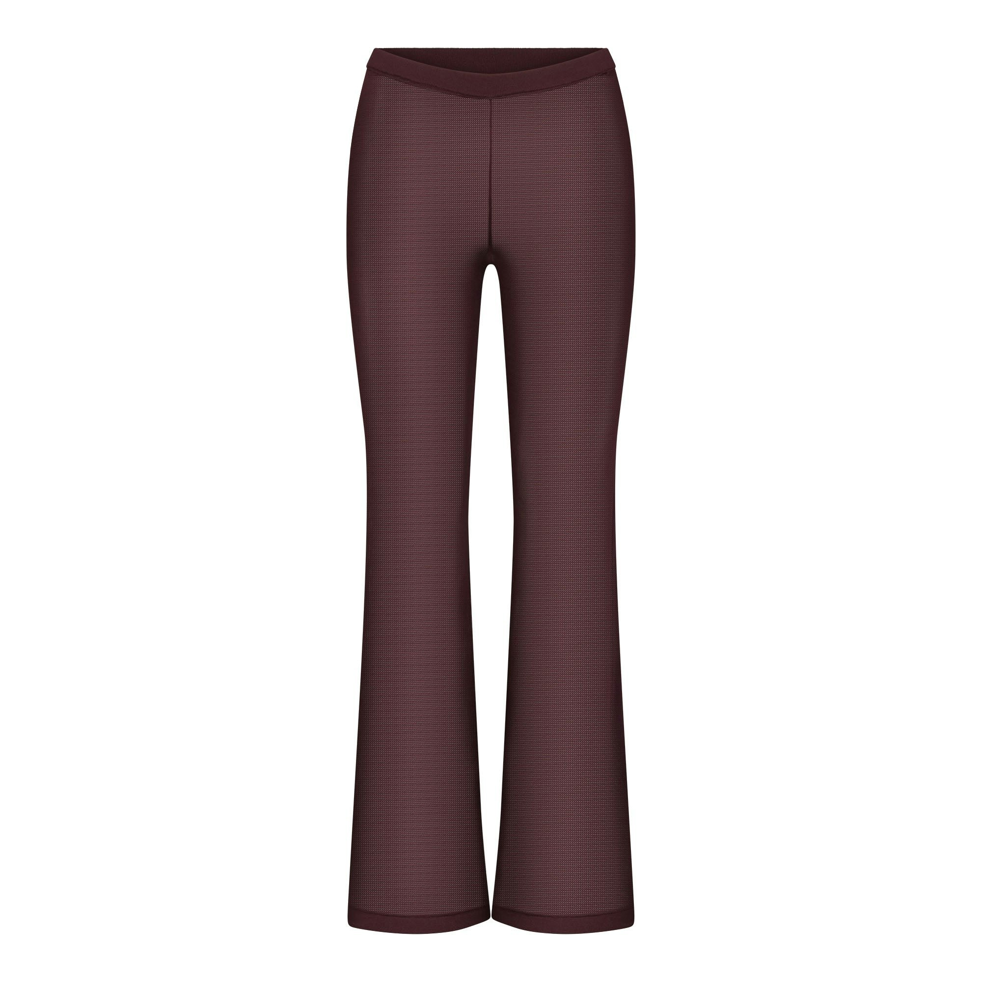 SLINKY KNIT LOW RISE PANT - CURRANT - image 13