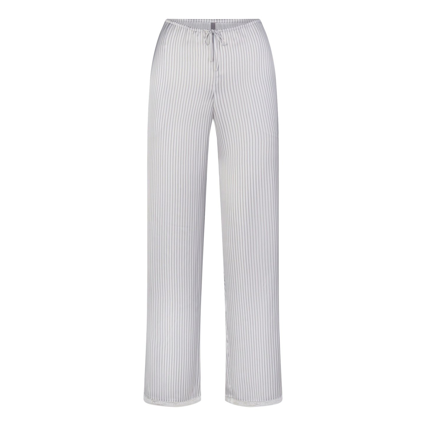 WOVEN SHINE LACE PANT - SILVER TRIPLE PINSTRIPE - image 4