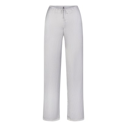 WOVEN SHINE LACE PANT - SILVER TRIPLE PINSTRIPE - image 4