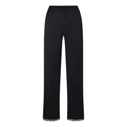 WOVEN SHINE LACE PANT - ONYX - image 8
