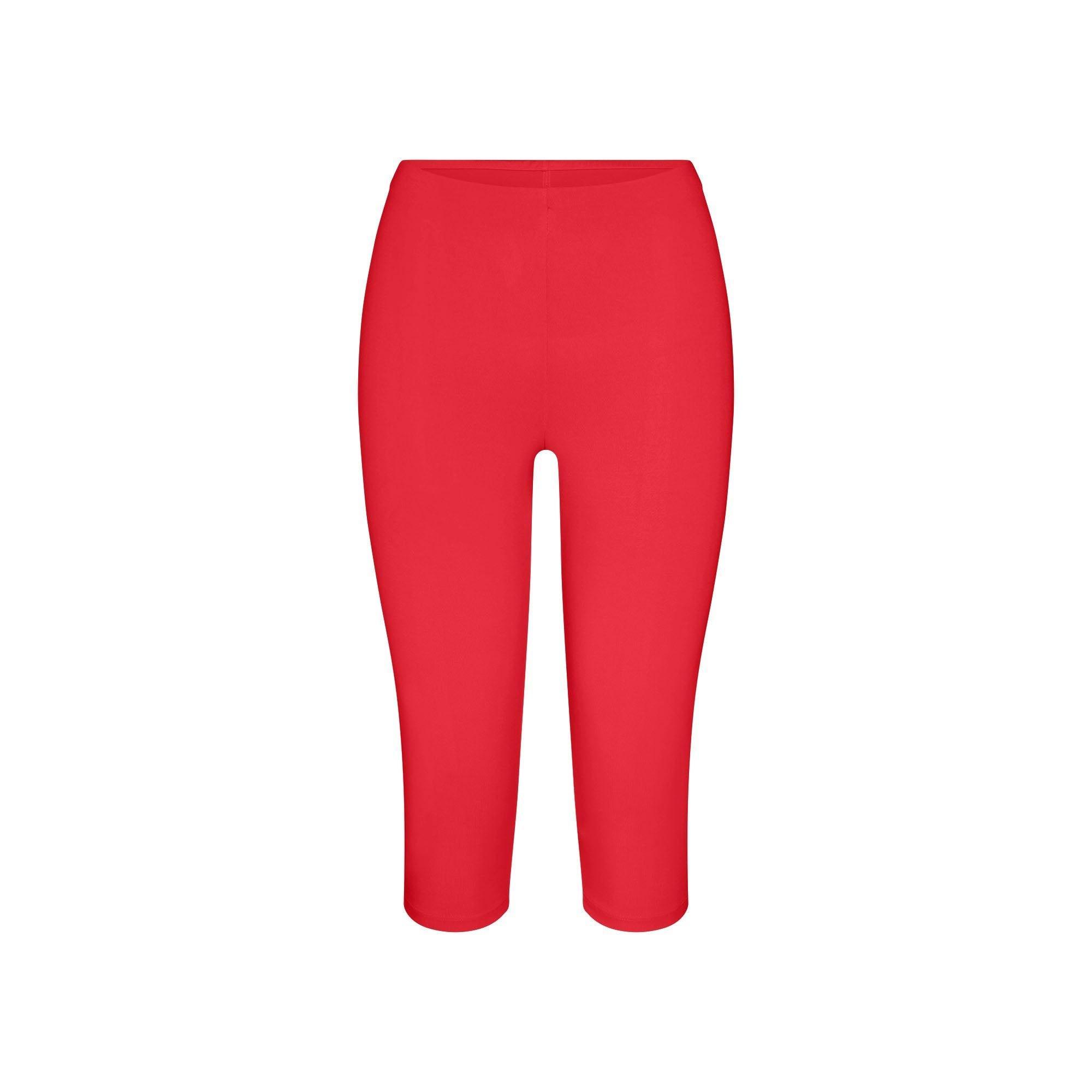 SMOOTH LAYERS HIGH-WAISTED CAPRI - CARMINE - image 16