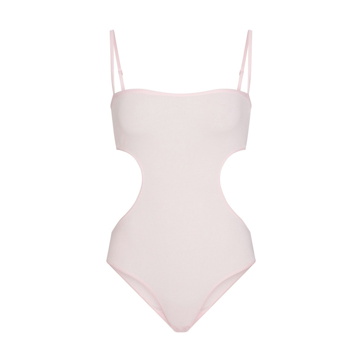 COTTON RIB CUT OUT BODYSUIT - CHERRY BLOSSOM - image 5