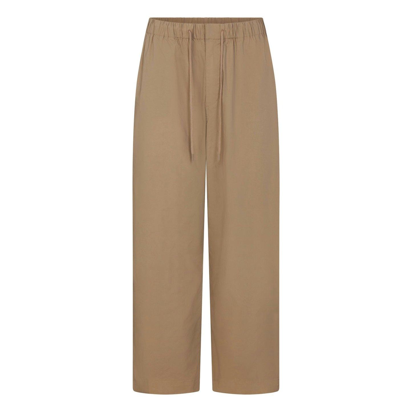 WOVEN COTTON OVERSIZED STRAIGHT LEG PANT - DESERT - image 5