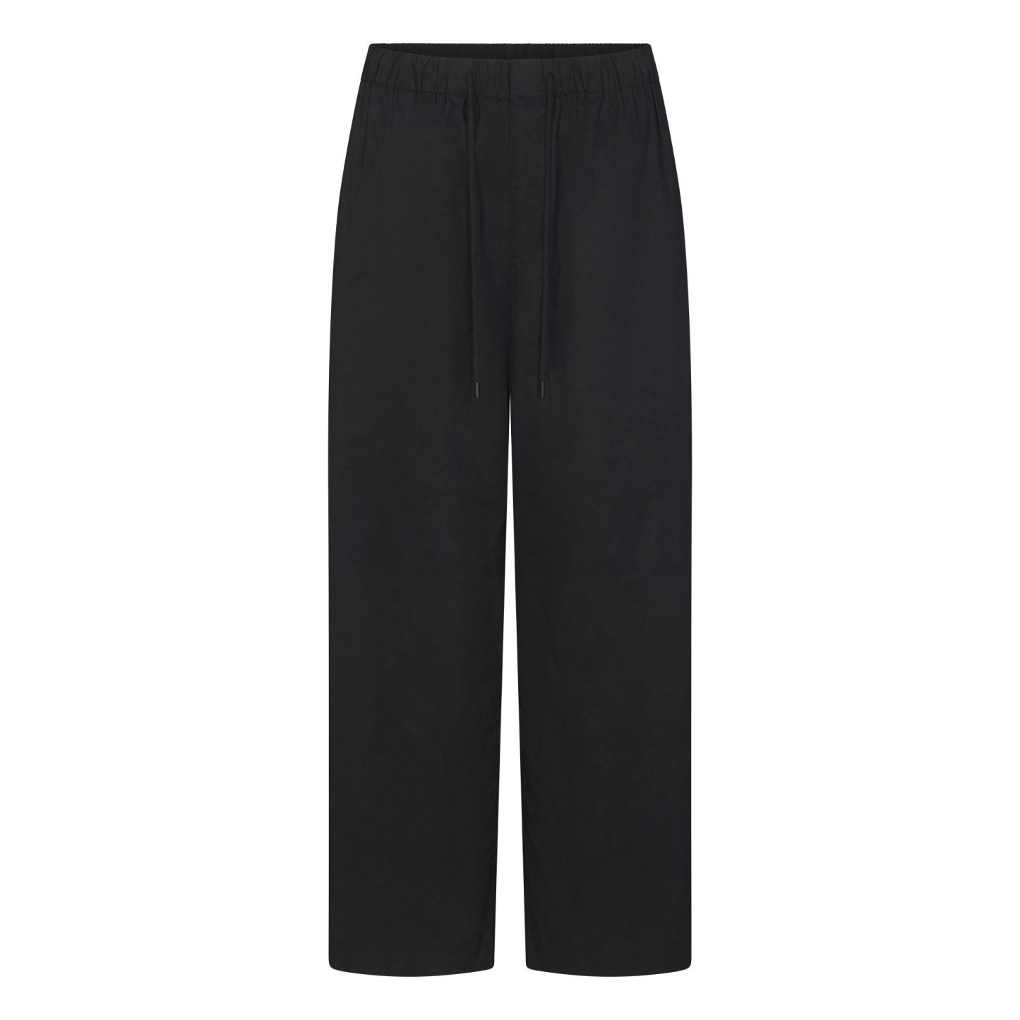 WOVEN COTTON OVERSIZED STRAIGHT LEG PANT - ONYX - image 10