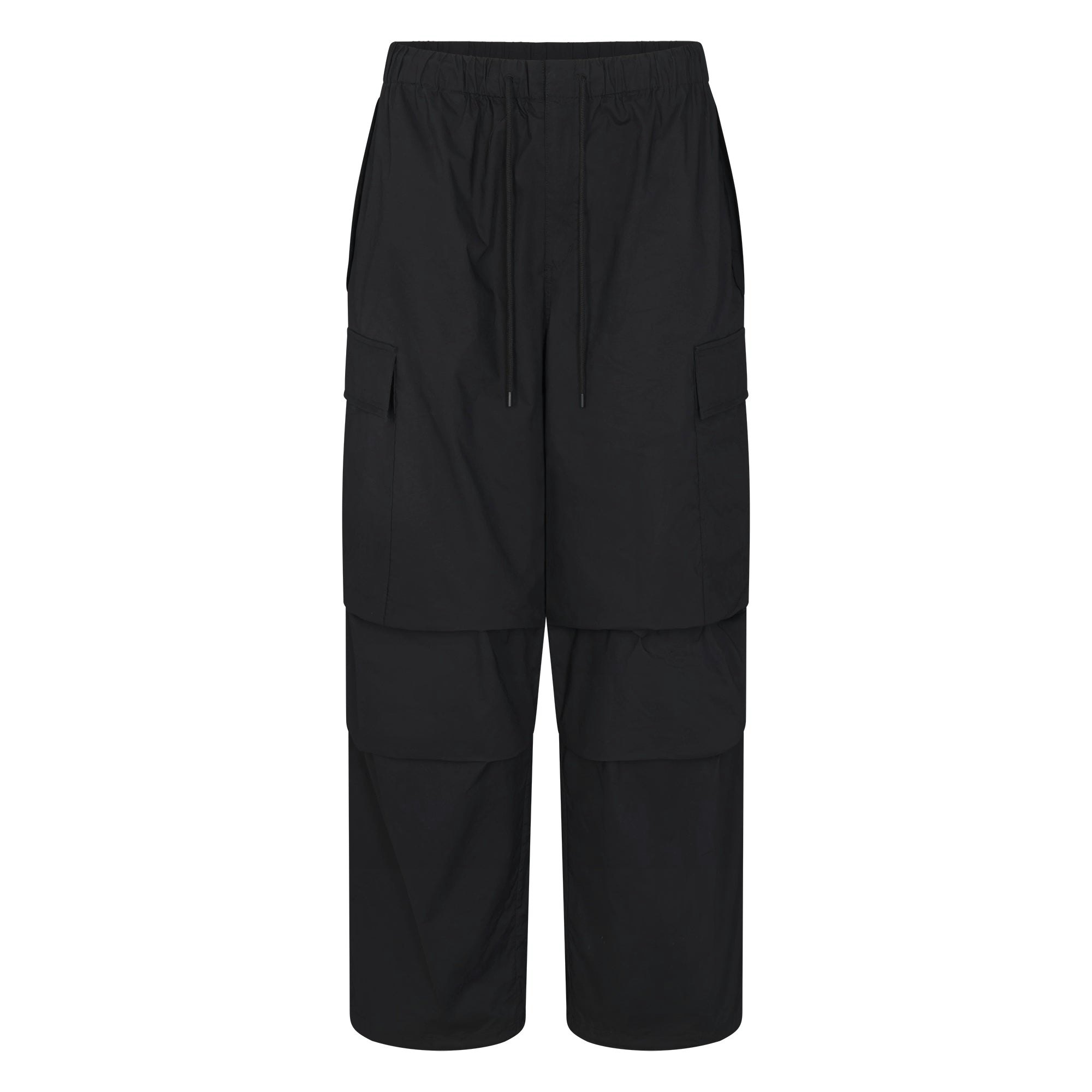 WOVEN COTTON OVERSIZED LOW RISE CARGO PANT - ONYX - image 10