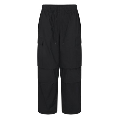 WOVEN COTTON OVERSIZED LOW RISE CARGO PANT - ONYX - image 10
