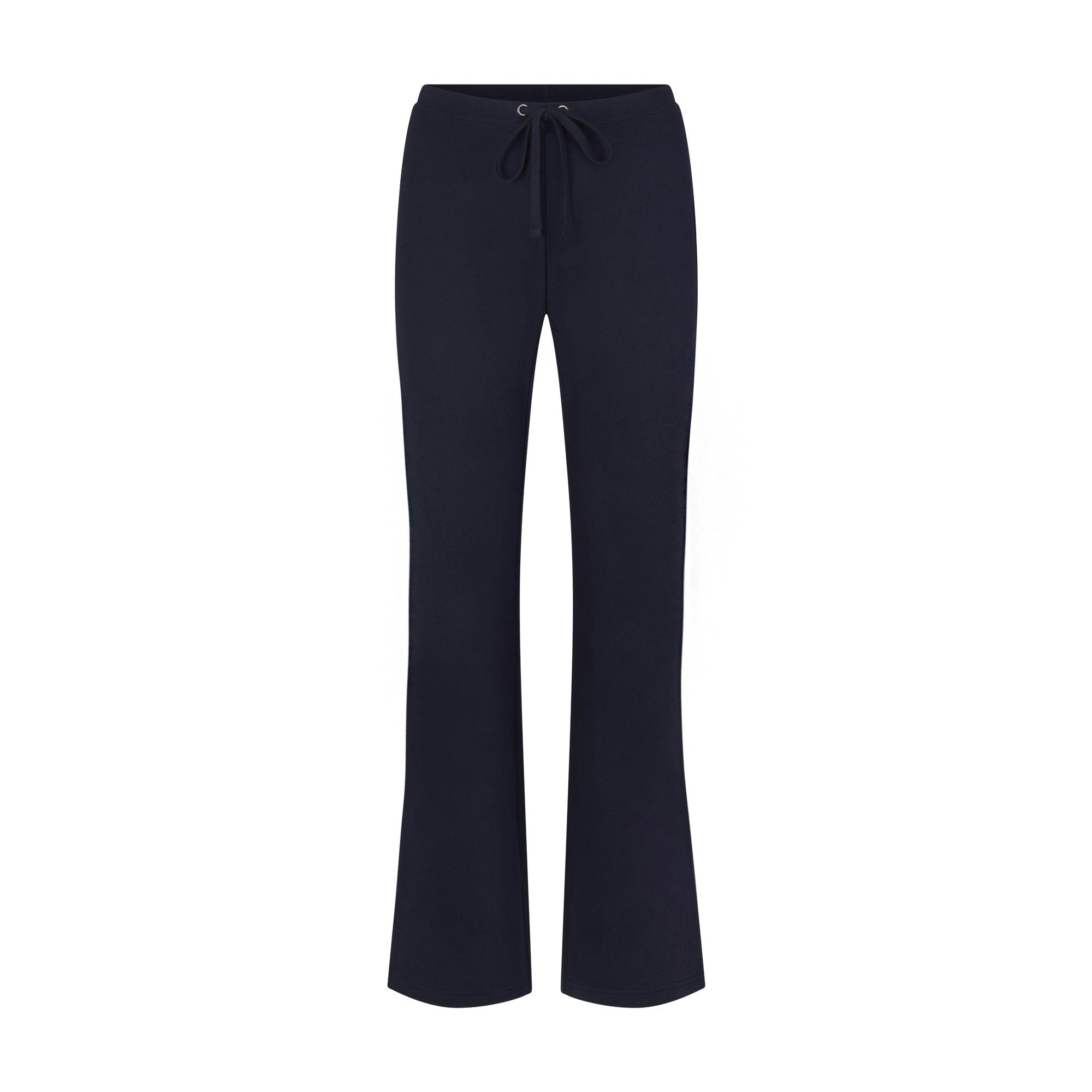 DRAPEY FRENCH TERRY STRAIGHT LEG PANT - NAVY - image 17