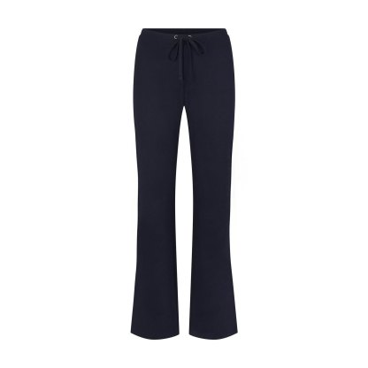 DRAPEY FRENCH TERRY STRAIGHT LEG PANT - NAVY - image 17