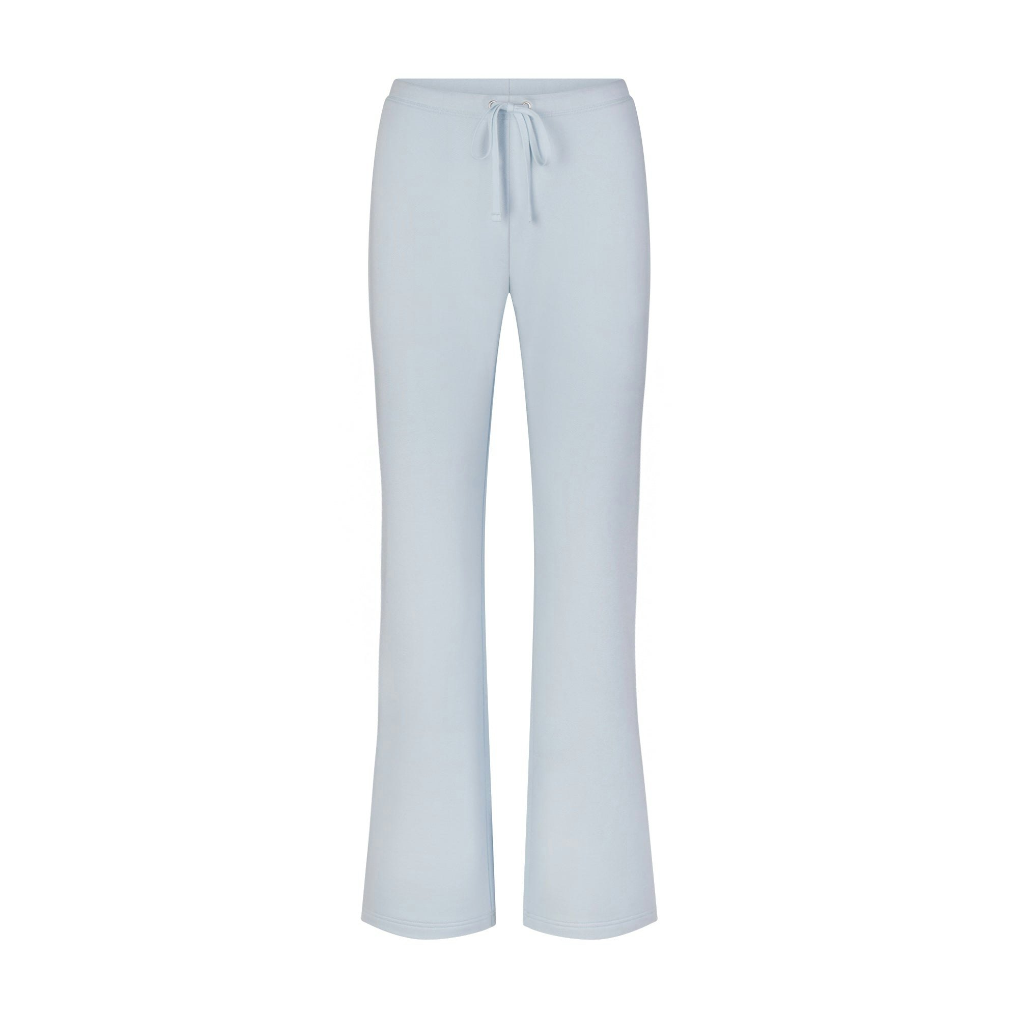 DRAPEY FRENCH TERRY STRAIGHT LEG PANT - POWDER BLUE - image 12