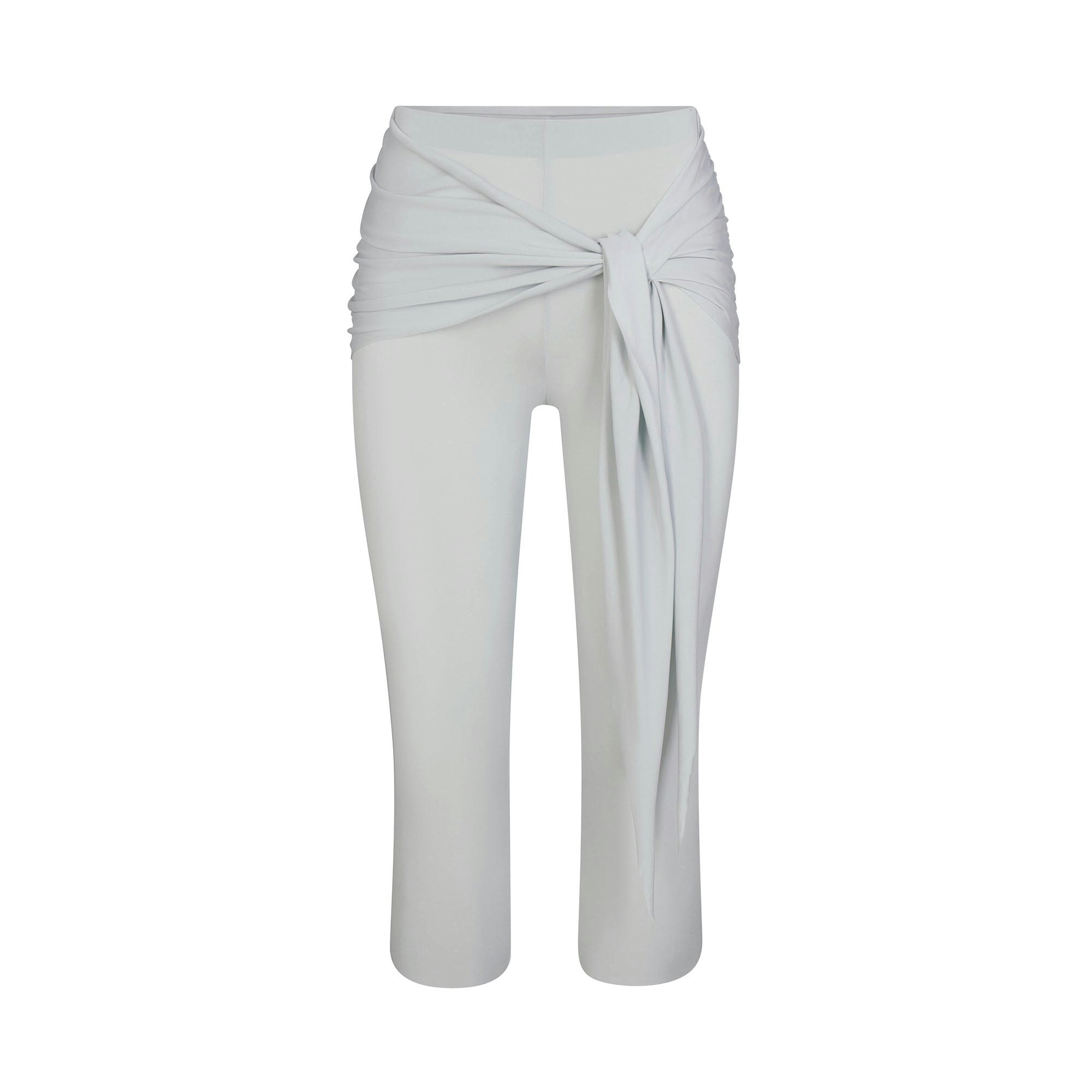 CUPRO JERSEY WRAP CAPRI - PEARL - image 6