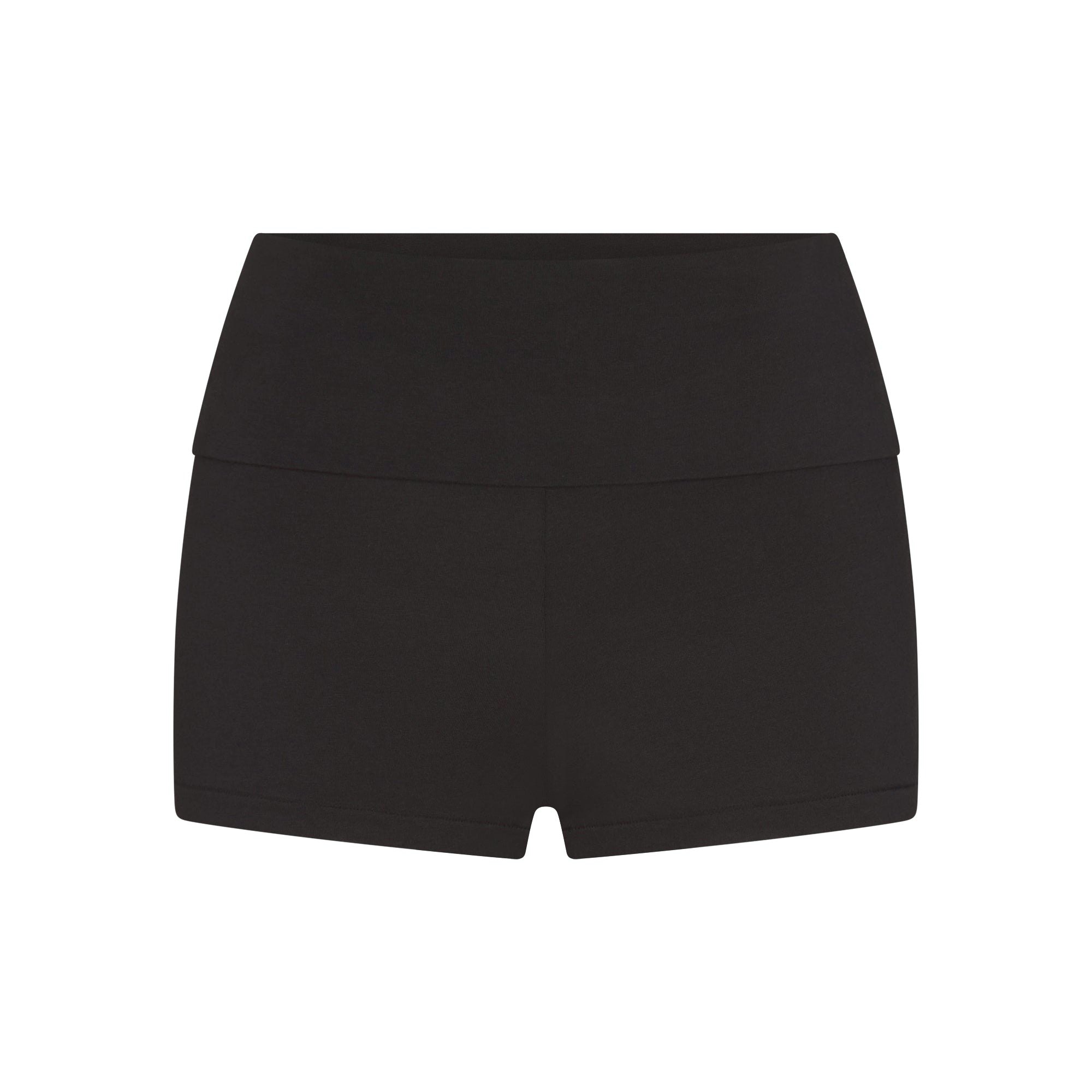 COTTON JERSEY FOLDOVER SHORT - SOOT - image 24
