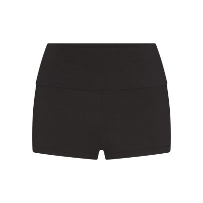 COTTON JERSEY FOLDOVER SHORT - SOOT - image 24