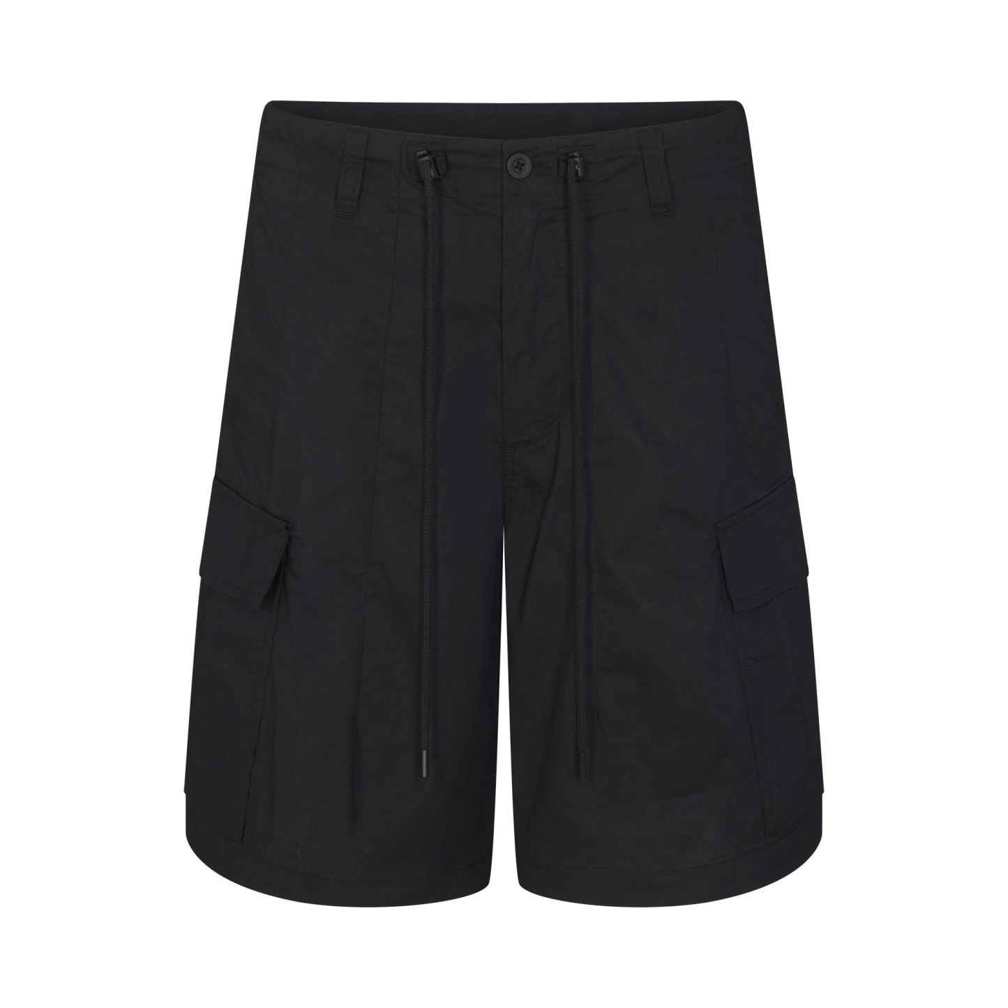 WOVEN COTTON OVERSIZED CARGO SHORT - ONYX - image 5