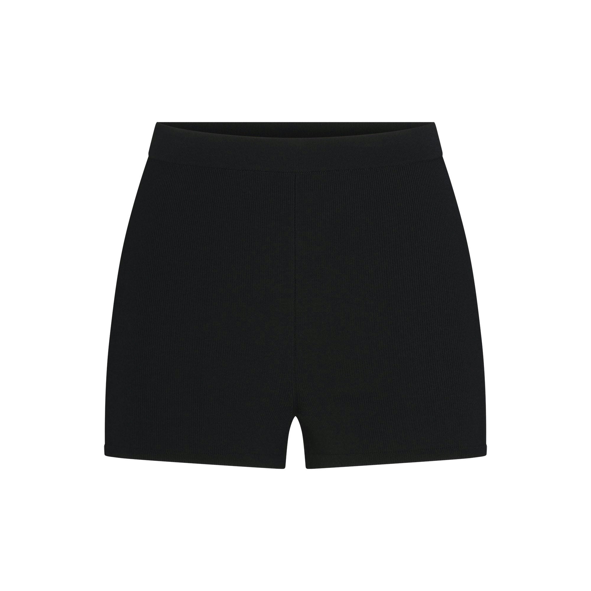 REFINED KNIT HIGH-WAISTED SHORT - OBSIDIAN - image 5