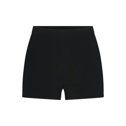 REFINED KNIT HIGH-WAISTED SHORT - OBSIDIAN - image 5