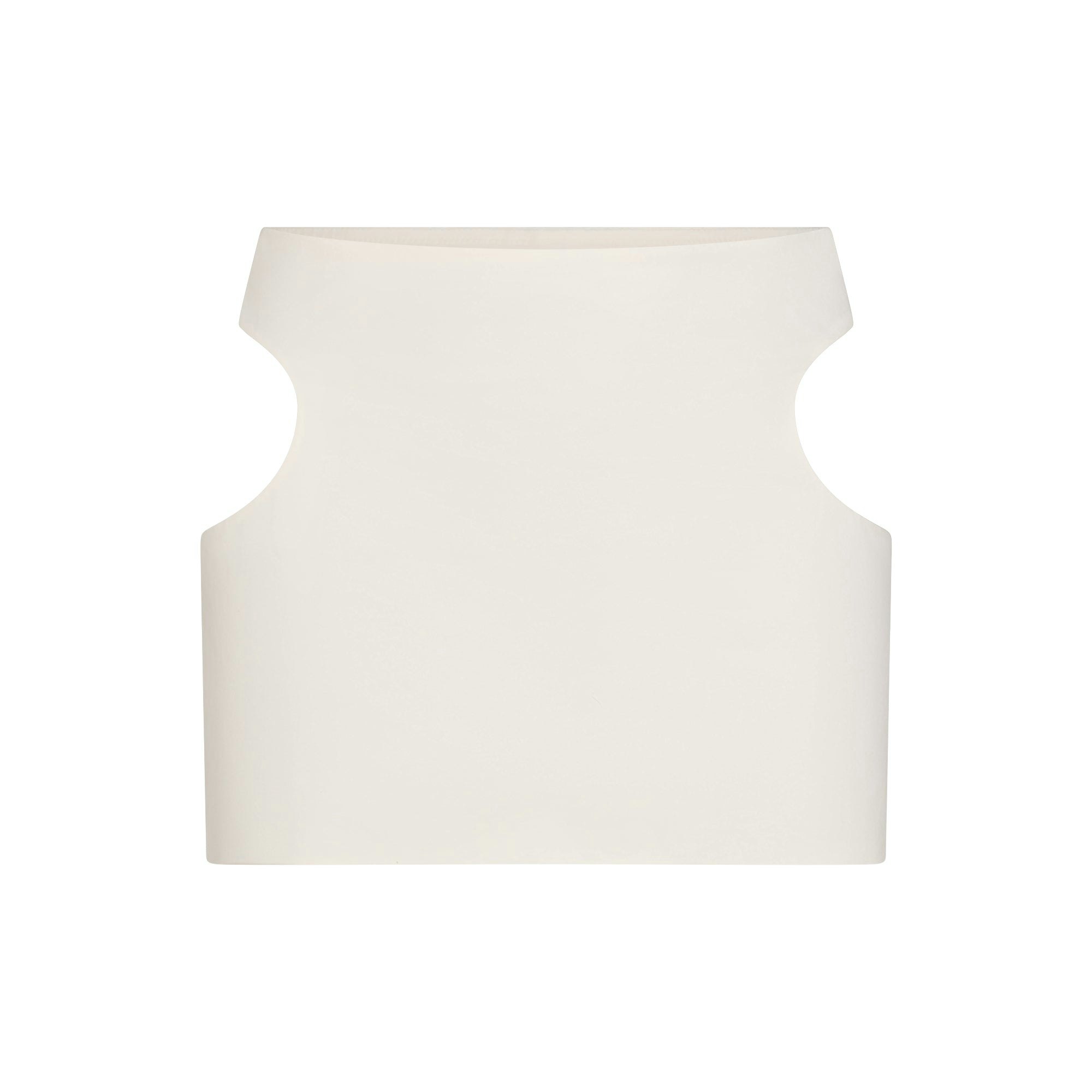 COTTON JERSEY CUT OUT MINI SKIRT - MARBLE - image 10