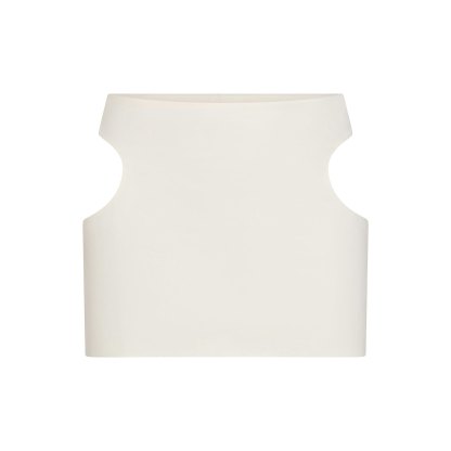 COTTON JERSEY CUT OUT MINI SKIRT - MARBLE - image 10