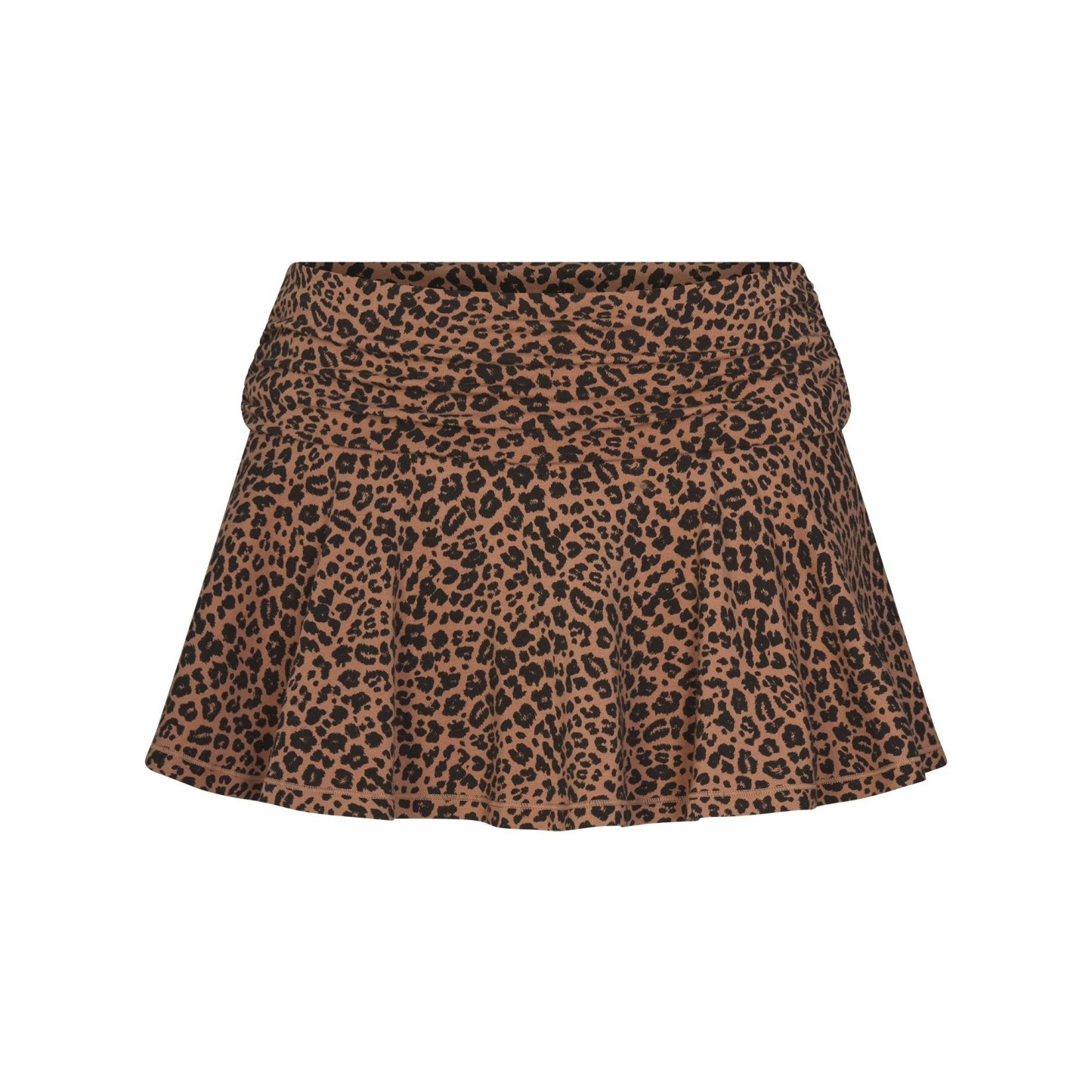COTTON JERSEY FOLDOVER MINI SKORT - SIENNA NATURAL LEOPARD - image 39