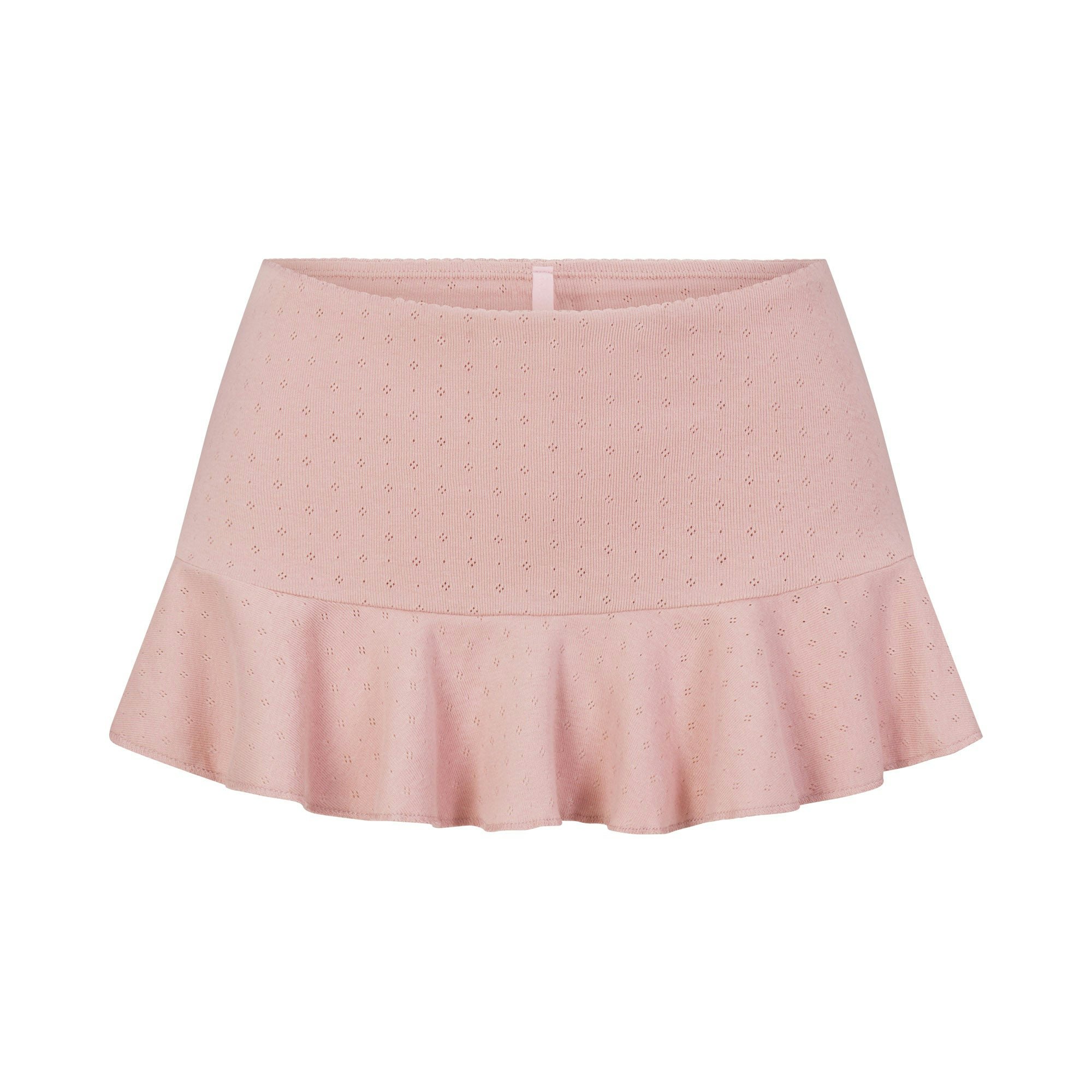 HEAVY POINTELLE MINI SKORT - MORGANITE - image 11