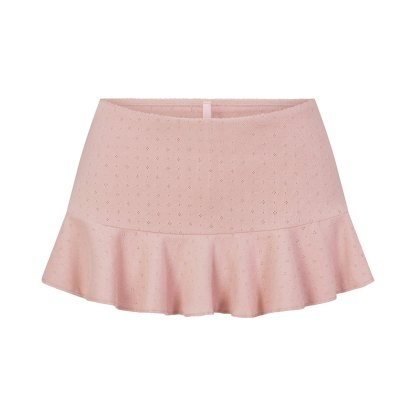 HEAVY POINTELLE MINI SKORT - MORGANITE - image 11
