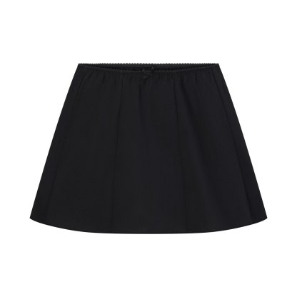 POPLIN APPAREL MINI SKIRT - ONYX - image 17