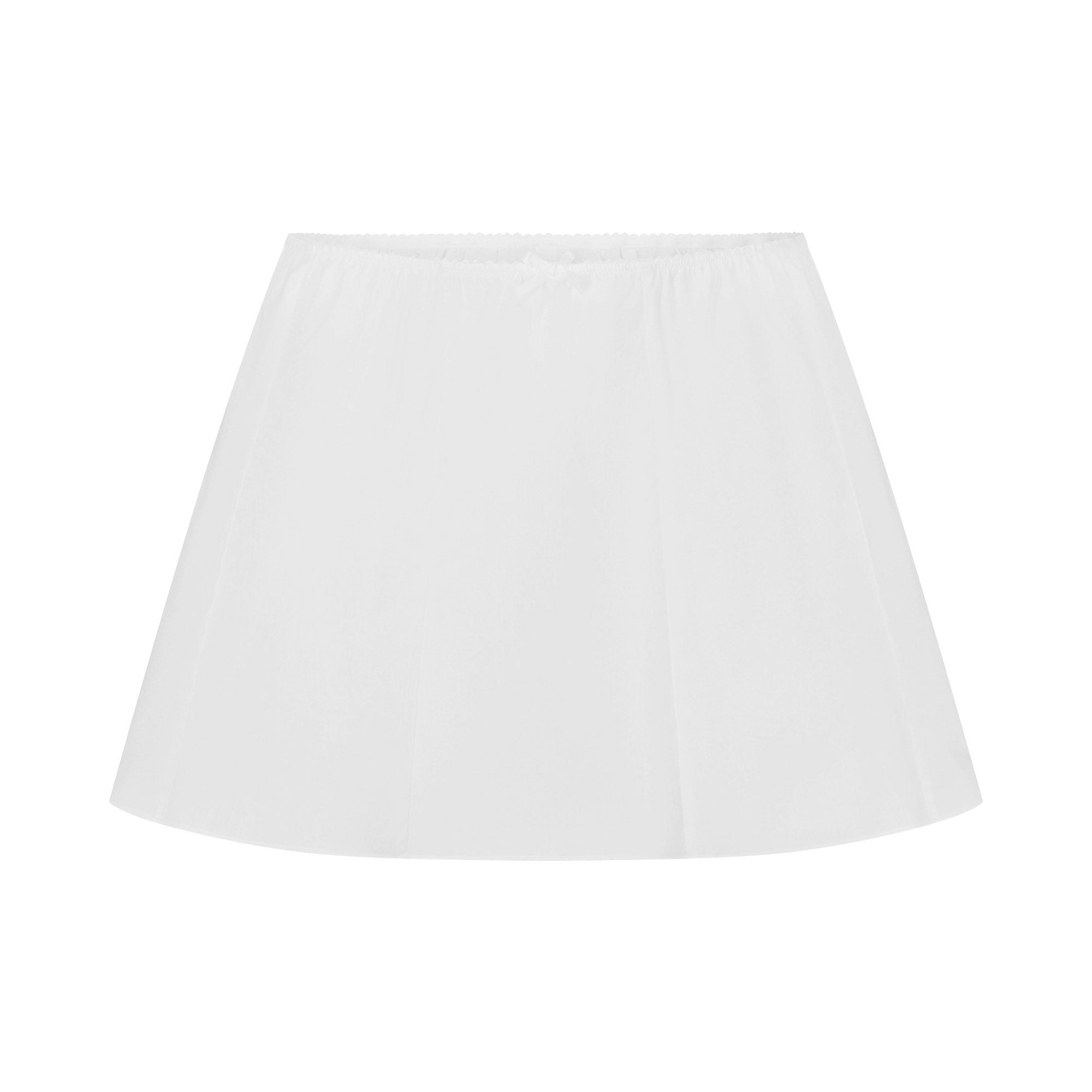 POPLIN APPAREL MINI SKIRT - SNOW - image 11