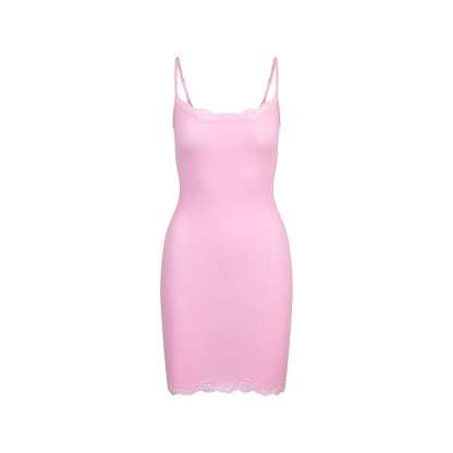 FITS EVERYBODY LACE SLIP DRESS - BUBBLE GUM TONAL - image 11