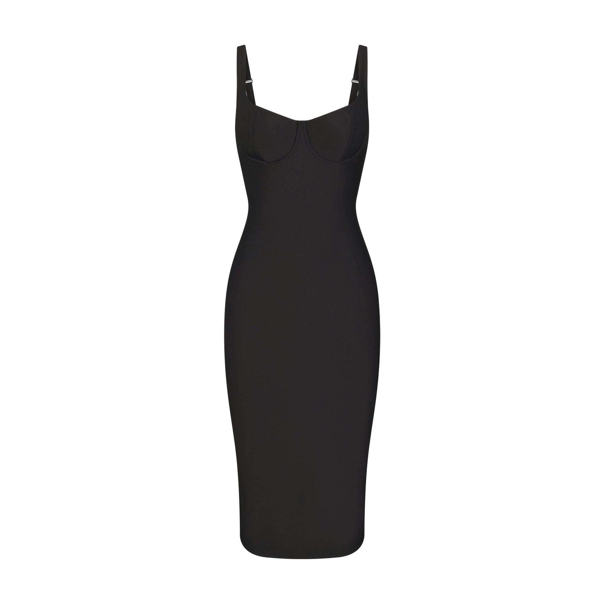 SKIMS BODY MIDI DRESS - ONYX - image 6