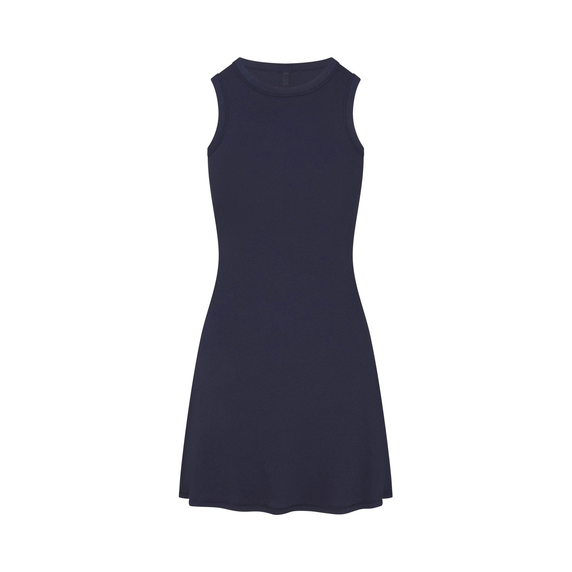 COTTON RIB TANK DRESS - NAVY - image 11