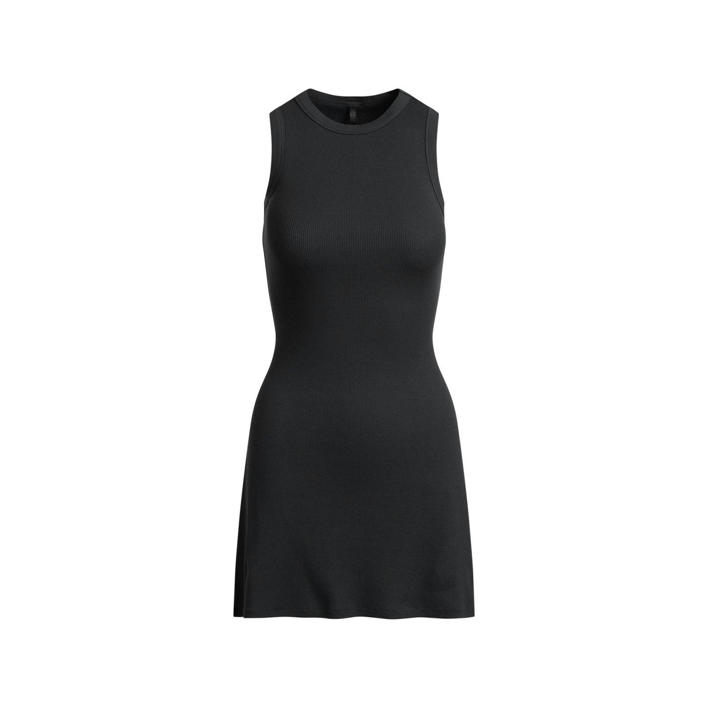 COTTON RIB TANK DRESS - SOOT - image 5