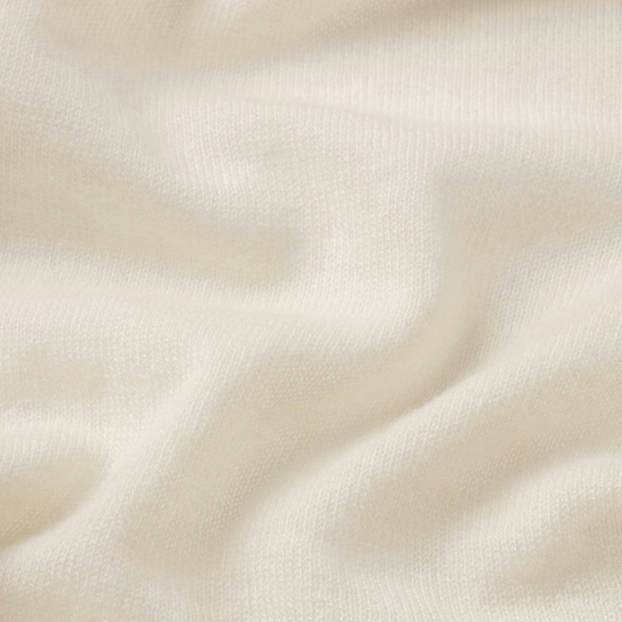 FEATHERWEIGHT CASHMERE TEE - EGRET - image 21